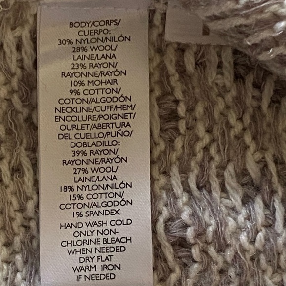 Ann Taylor Loft Sz S Wool Mohair Soft Fair Isle Crew Neck Sweater - Picture 8 of 9